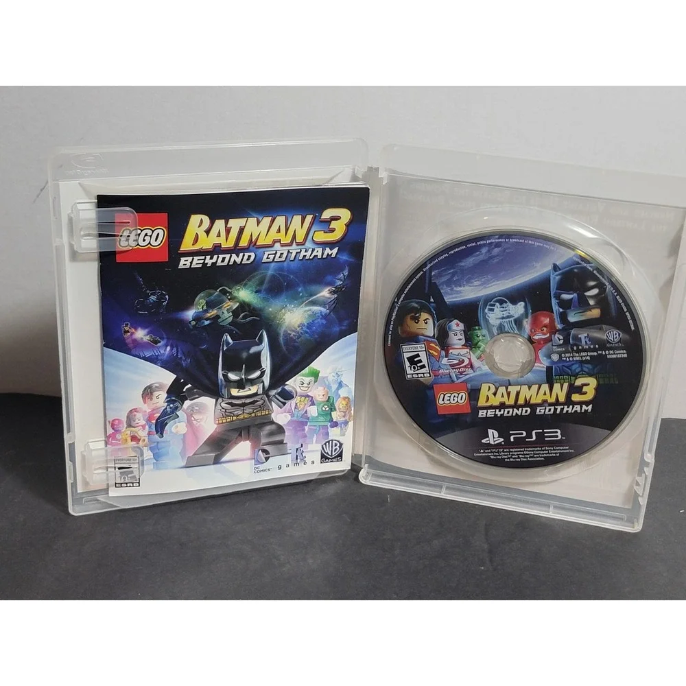 Sony Playstation 3 PS3 LEGO BATMAN 3 Beyond Gotham Game Complete Tested Works